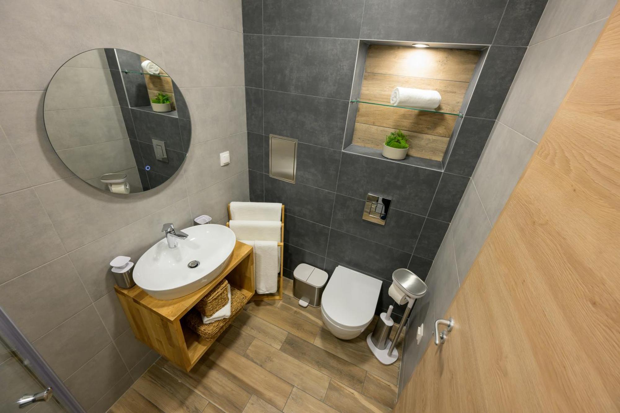 Boho Sea View One-Bedroom Pool & Spa Apartment St. Konstantin og Helena Eksteriør bilde